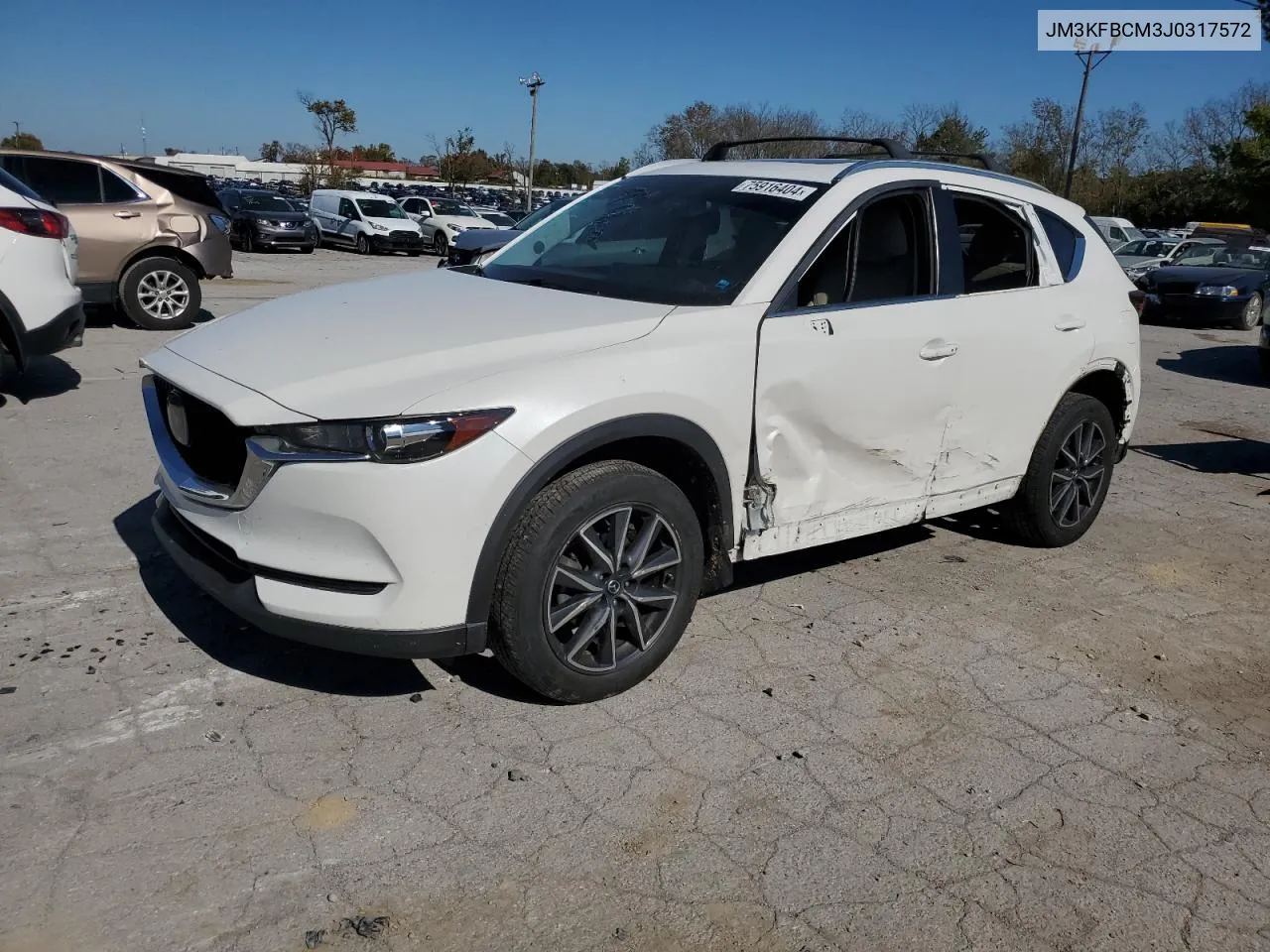 2018 Mazda Cx-5 Touring VIN: JM3KFBCM3J0317572 Lot: 75916404