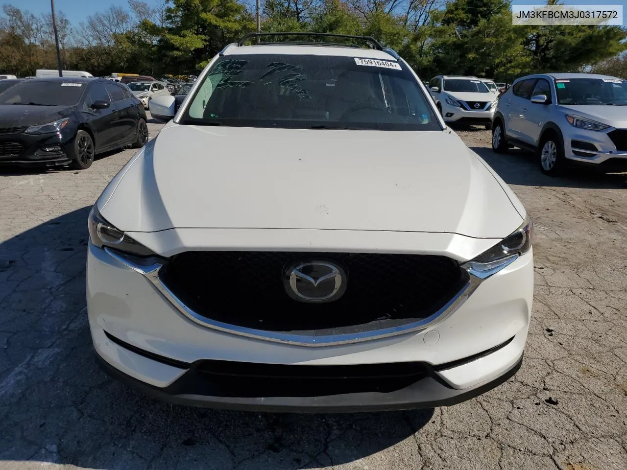 2018 Mazda Cx-5 Touring VIN: JM3KFBCM3J0317572 Lot: 75916404