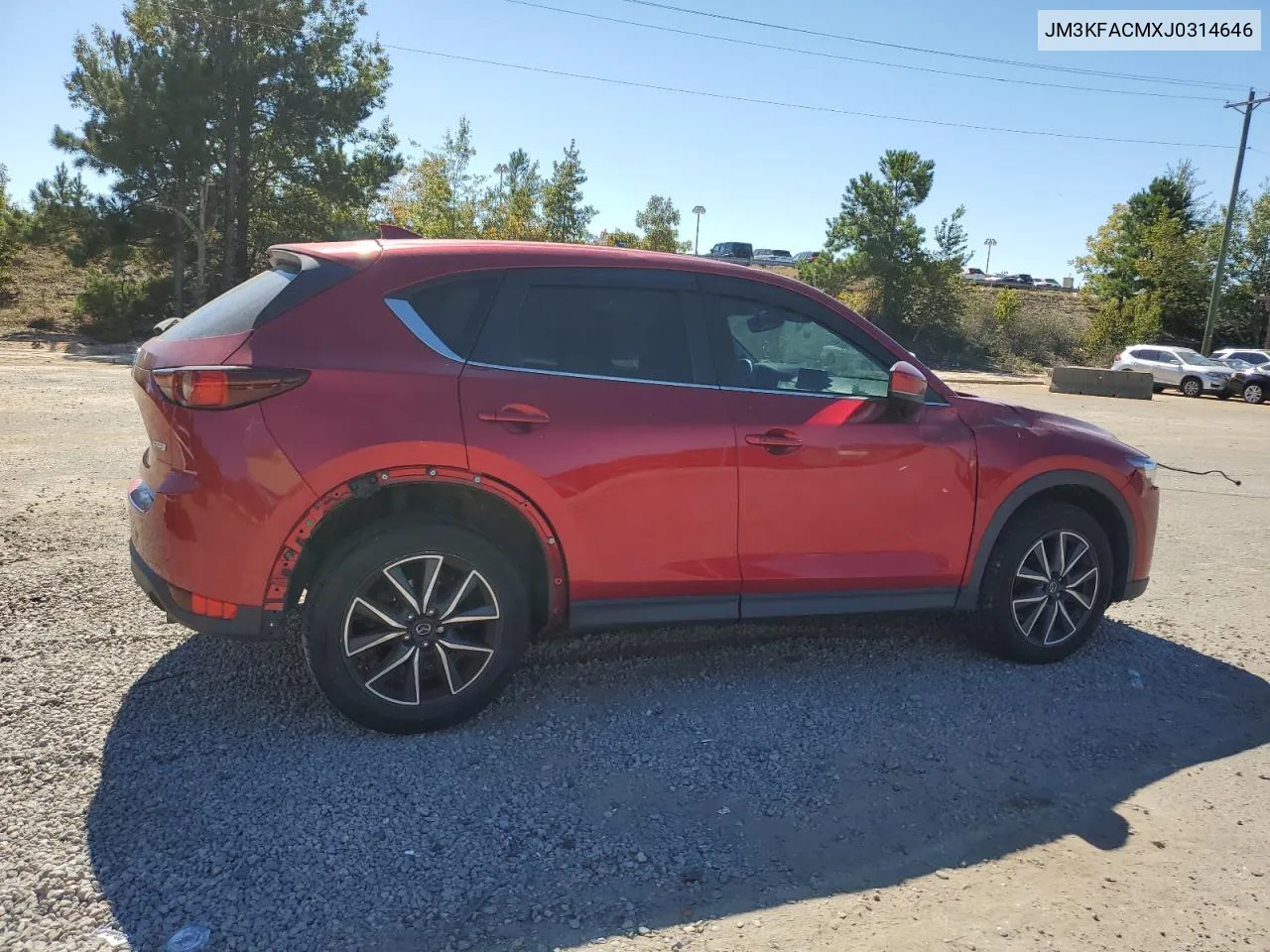 2018 Mazda Cx-5 Touring VIN: JM3KFACMXJ0314646 Lot: 76521034