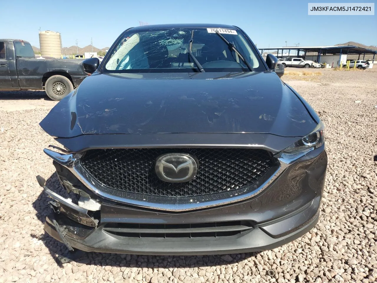 2018 Mazda Cx-5 Touring VIN: JM3KFACM5J1472421 Lot: 76611494