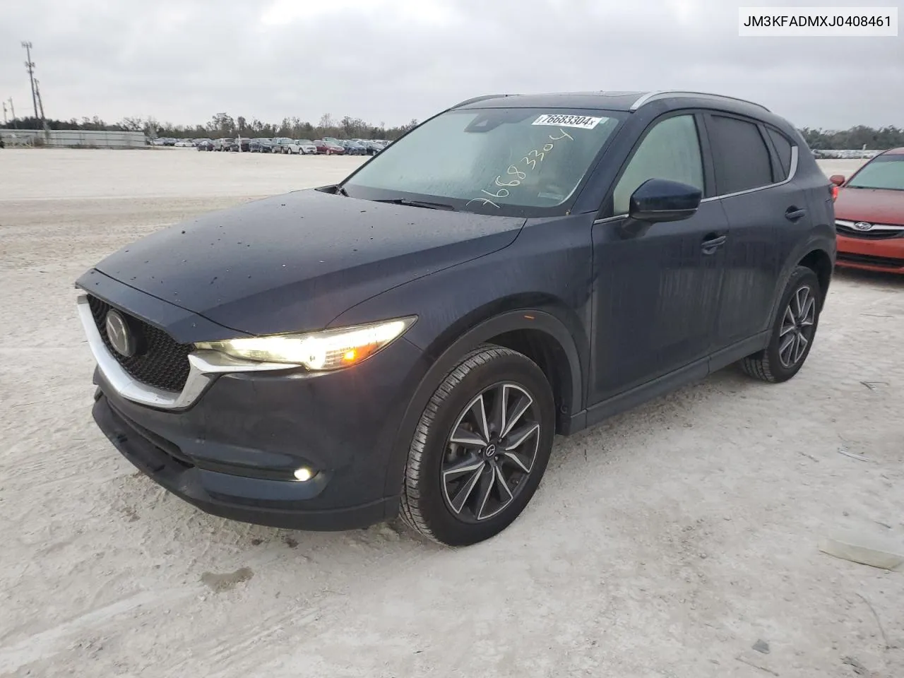 2018 Mazda Cx-5 Grand Touring VIN: JM3KFADMXJ0408461 Lot: 76683304