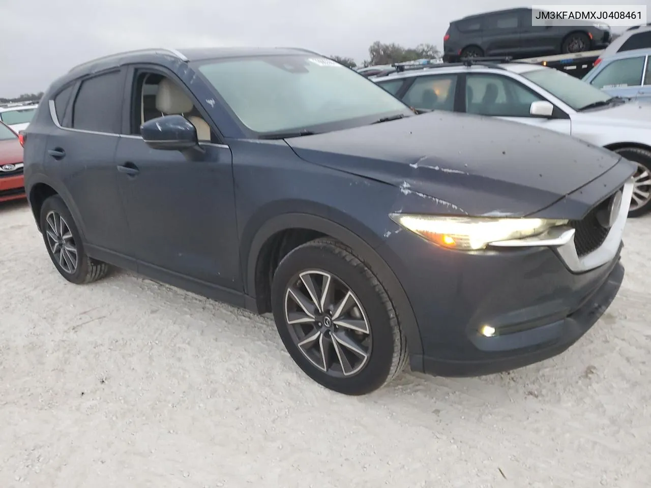 2018 Mazda Cx-5 Grand Touring VIN: JM3KFADMXJ0408461 Lot: 76683304