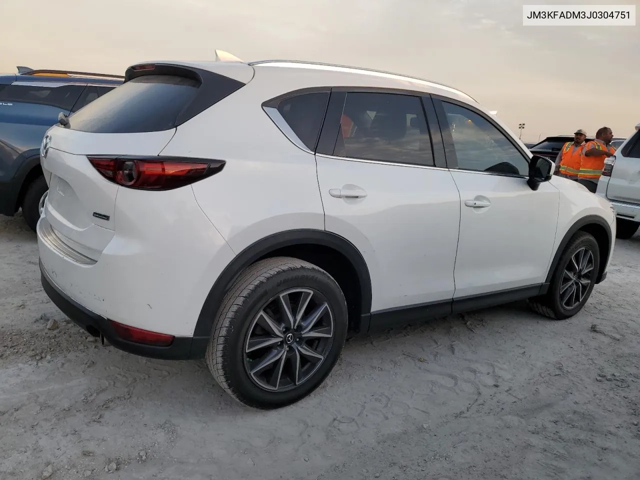 2018 Mazda Cx-5 Grand Touring VIN: JM3KFADM3J0304751 Lot: 76744974