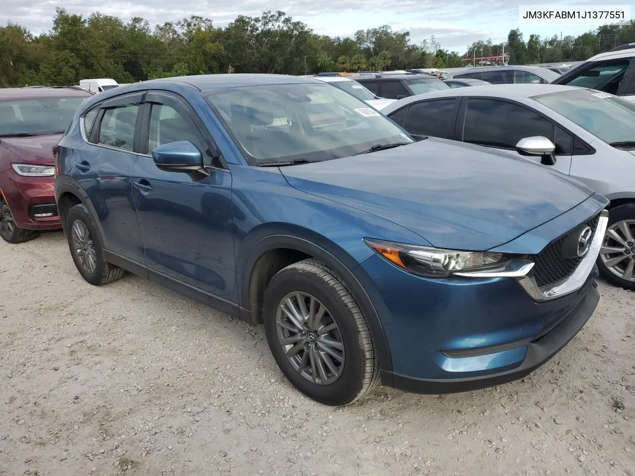 2018 Mazda Cx-5 Sport VIN: JM3KFABM1J1377551 Lot: 76801654