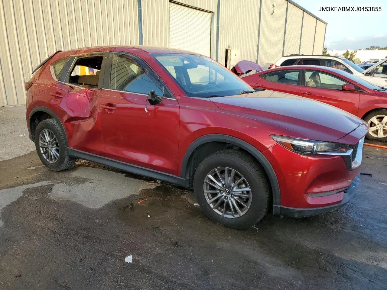 2018 Mazda Cx-5 Sport VIN: JM3KFABMXJ0453855 Lot: 77250584