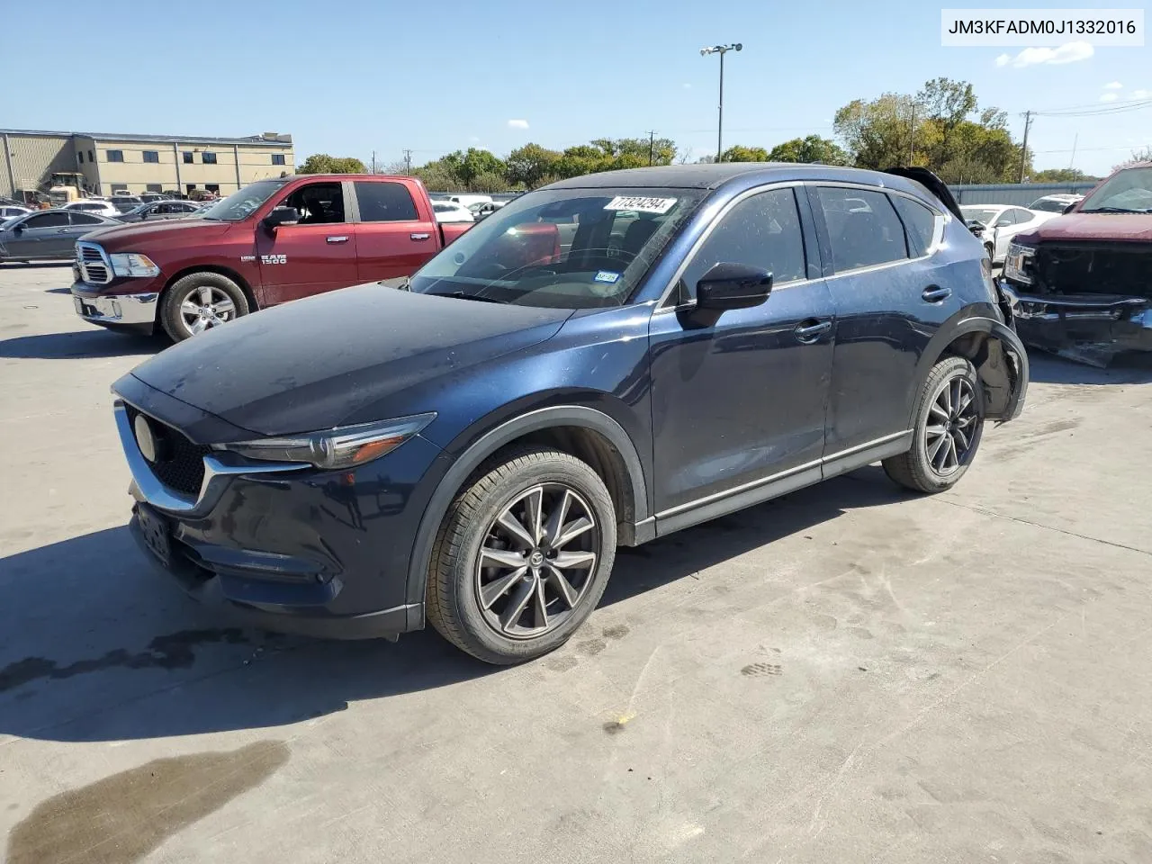 2018 Mazda Cx-5 Grand Touring VIN: JM3KFADM0J1332016 Lot: 77324294