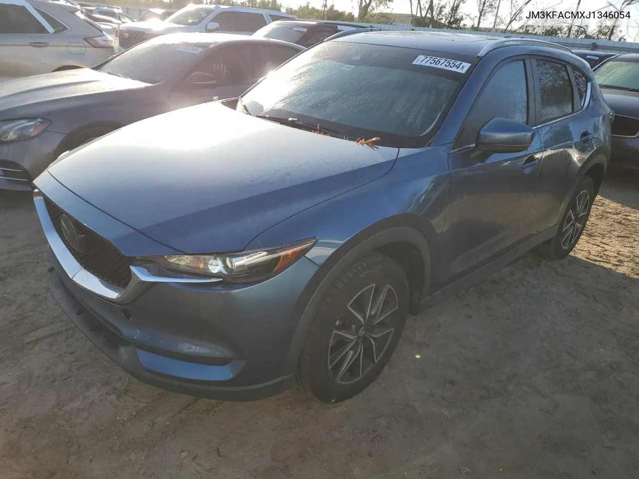 2018 Mazda Cx-5 Touring VIN: JM3KFACMXJ1346054 Lot: 77567554