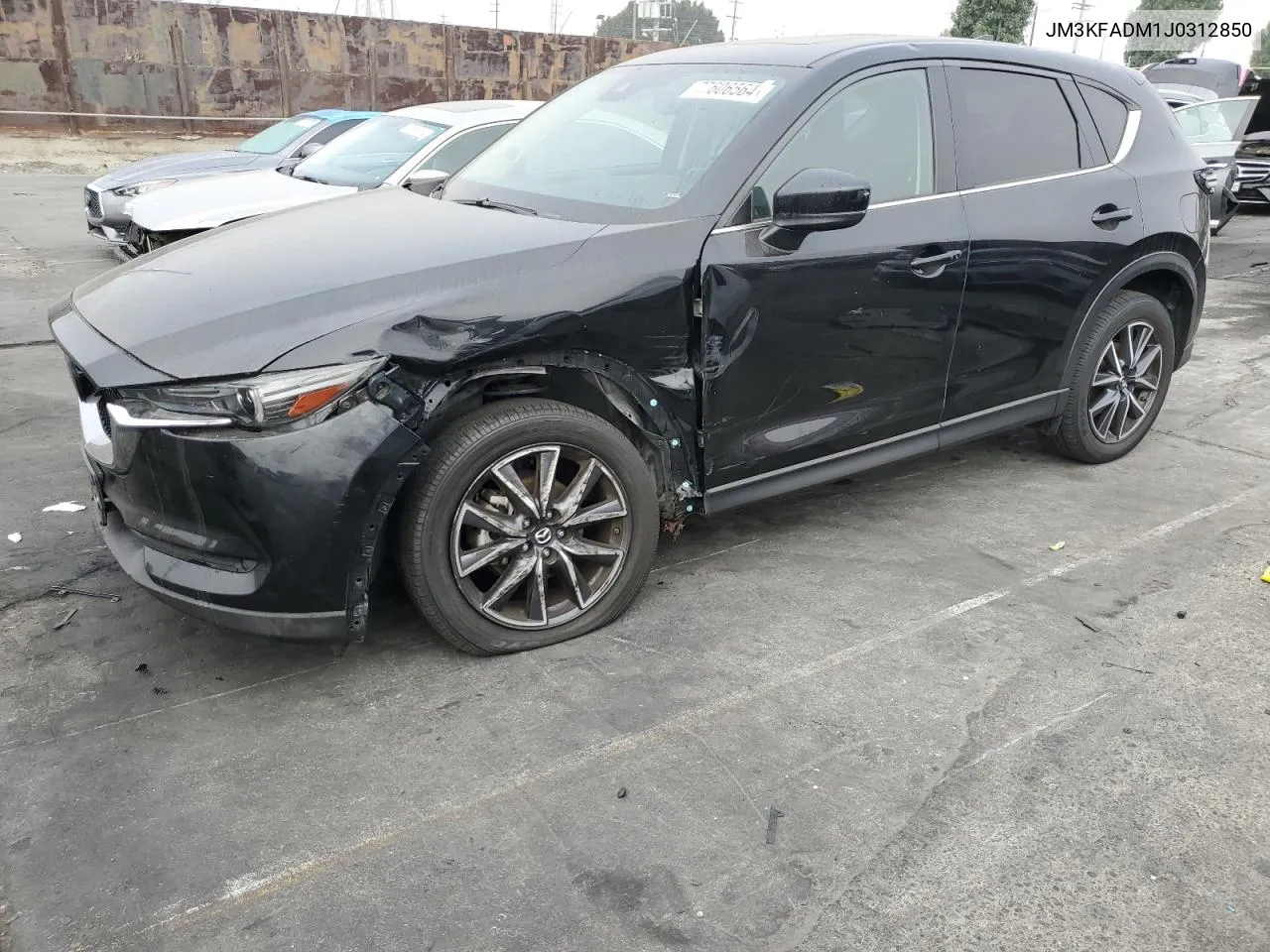 2018 Mazda Cx-5 Grand Touring VIN: JM3KFADM1J0312850 Lot: 77606564