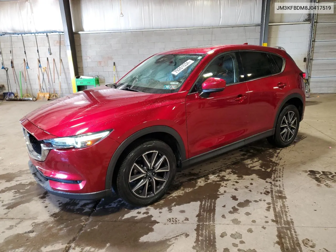 2018 Mazda Cx-5 Grand Touring VIN: JM3KFBDM8J0417519 Lot: 79261534