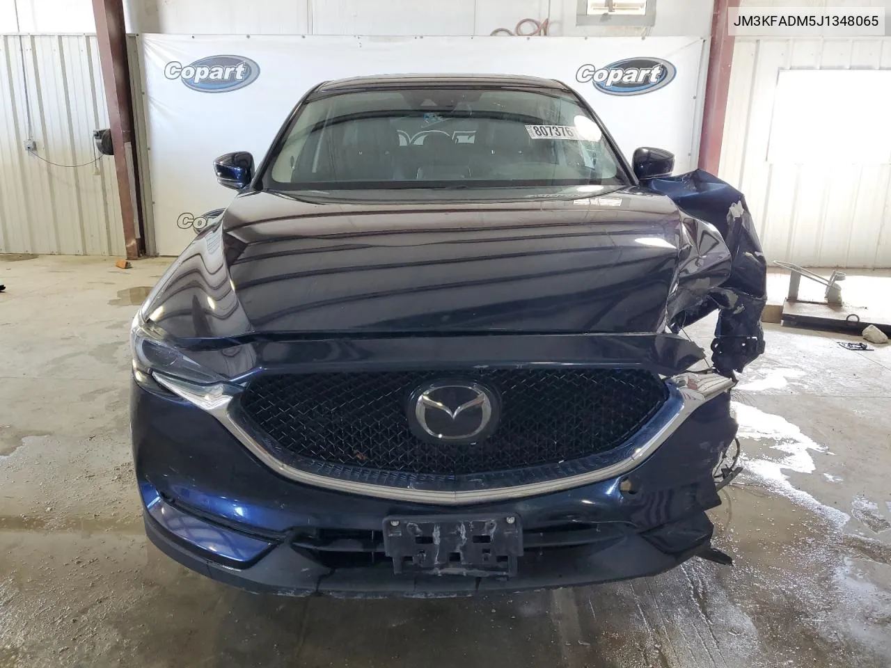 2018 Mazda Cx-5 Grand Touring VIN: JM3KFADM5J1348065 Lot: 80737614