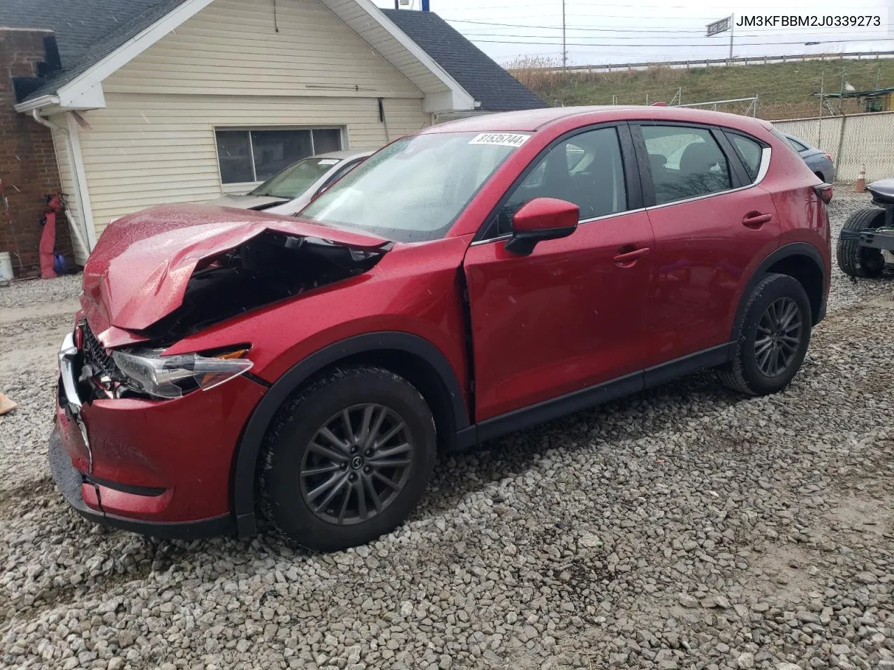 2018 Mazda Cx-5 Sport VIN: JM3KFBBM2J0339273 Lot: 81535744