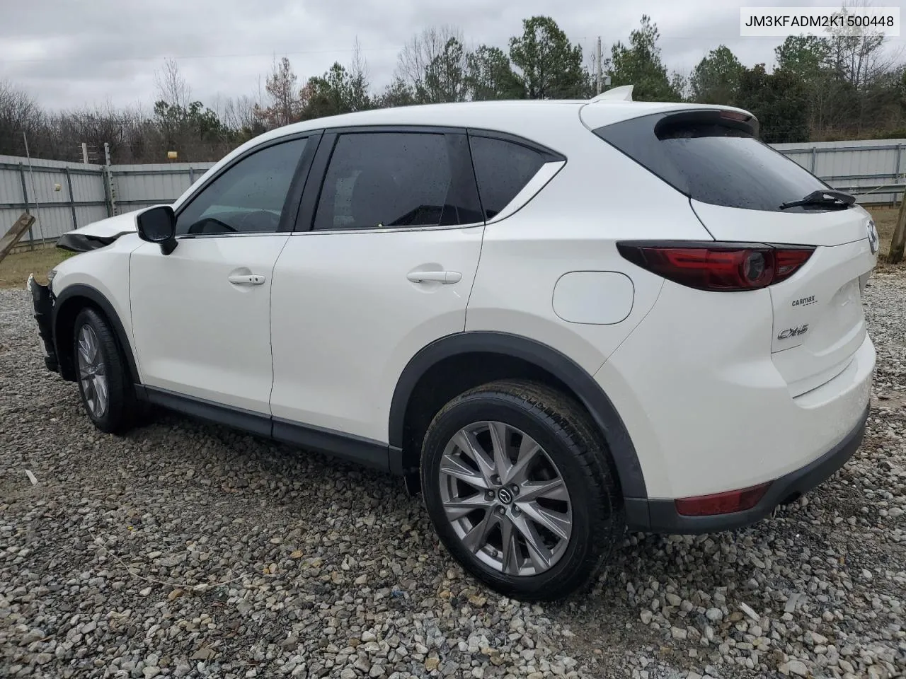 2019 Mazda Cx-5 Grand Touring VIN: JM3KFADM2K1500448 Lot: 40451374