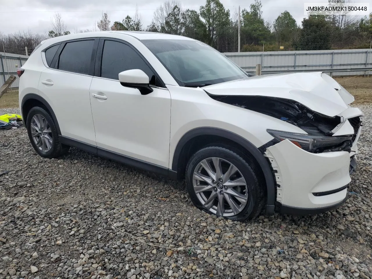 2019 Mazda Cx-5 Grand Touring VIN: JM3KFADM2K1500448 Lot: 40451374