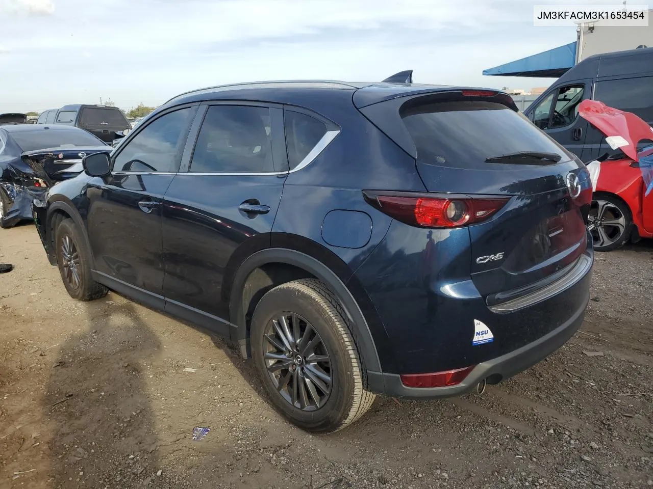 2019 Mazda Cx-5 Touring VIN: JM3KFACM3K1653454 Lot: 45249404