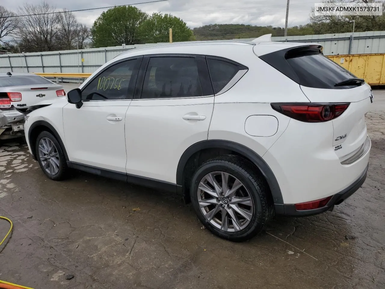 2019 Mazda Cx-5 Grand Touring VIN: JM3KFADMXK1573731 Lot: 49801274