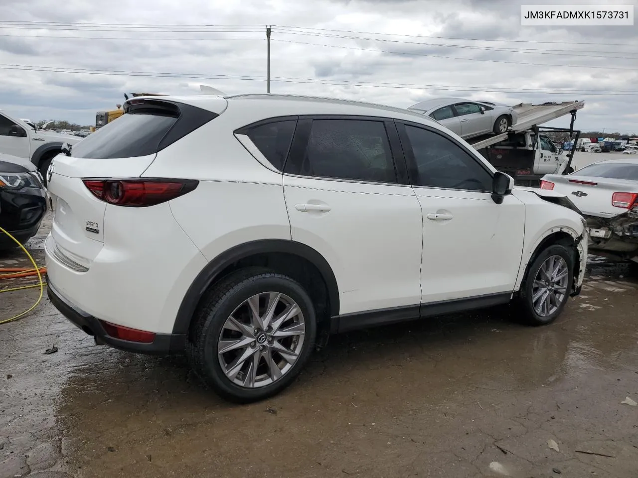 2019 Mazda Cx-5 Grand Touring VIN: JM3KFADMXK1573731 Lot: 49801274