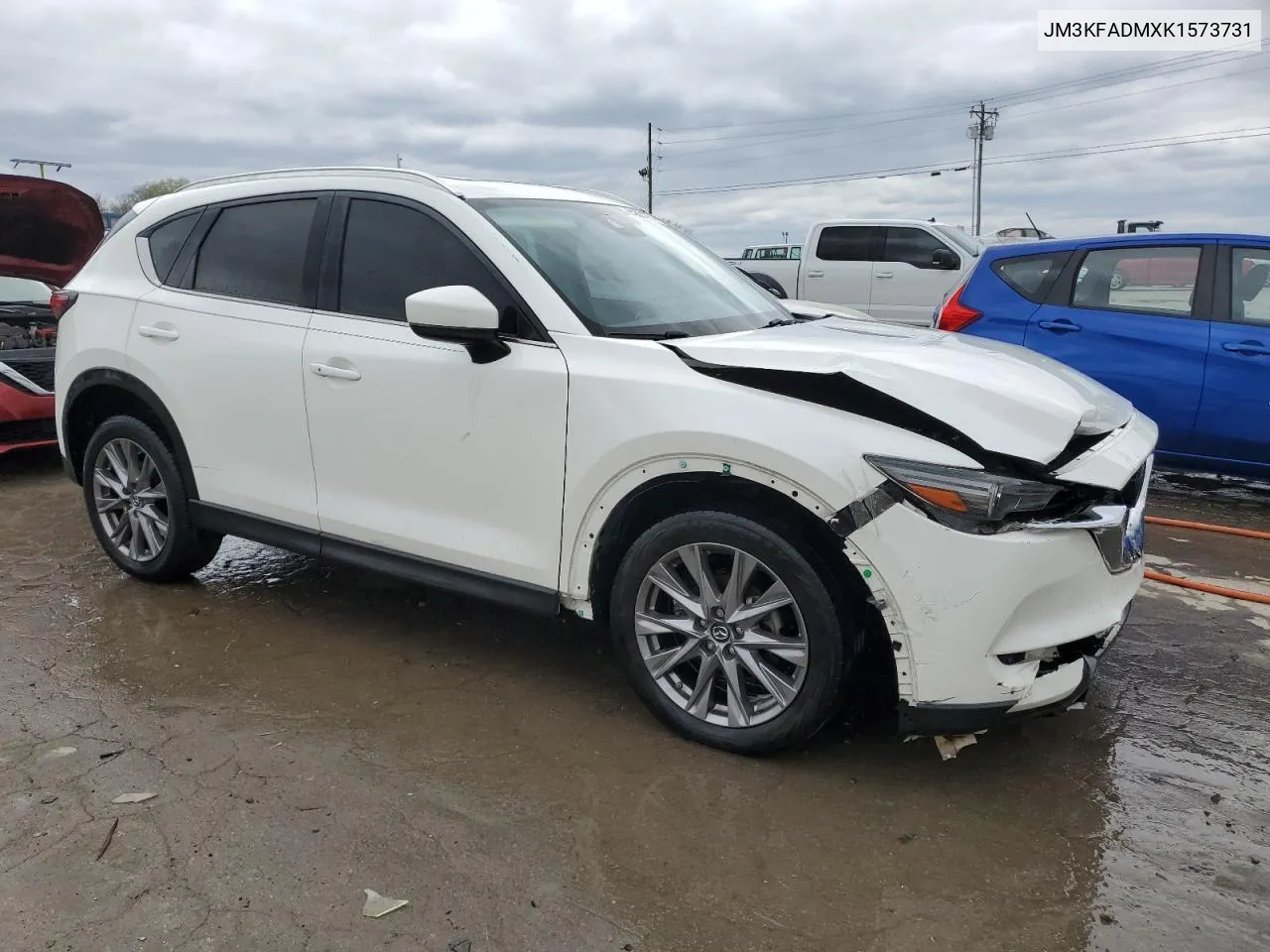 2019 Mazda Cx-5 Grand Touring VIN: JM3KFADMXK1573731 Lot: 49801274