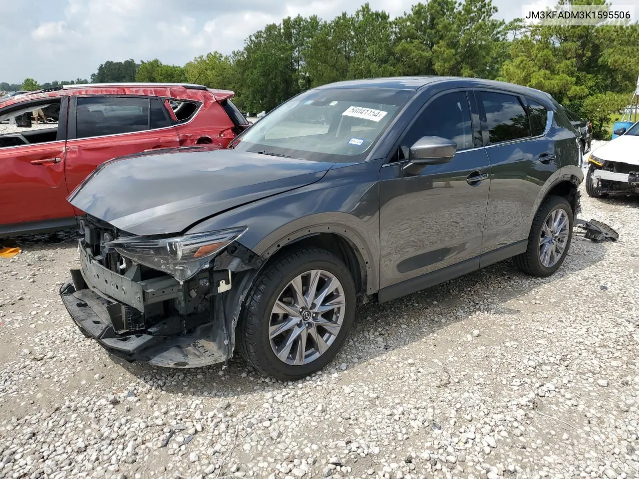 2019 Mazda Cx-5 Grand Touring VIN: JM3KFADM3K1595506 Lot: 58041154