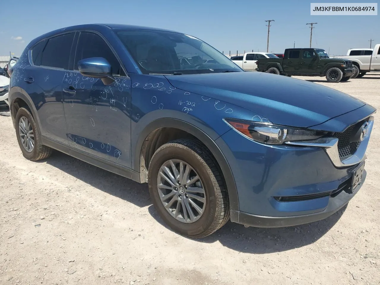 2019 Mazda Cx-5 Sport VIN: JM3KFBBM1K0684974 Lot: 62410754