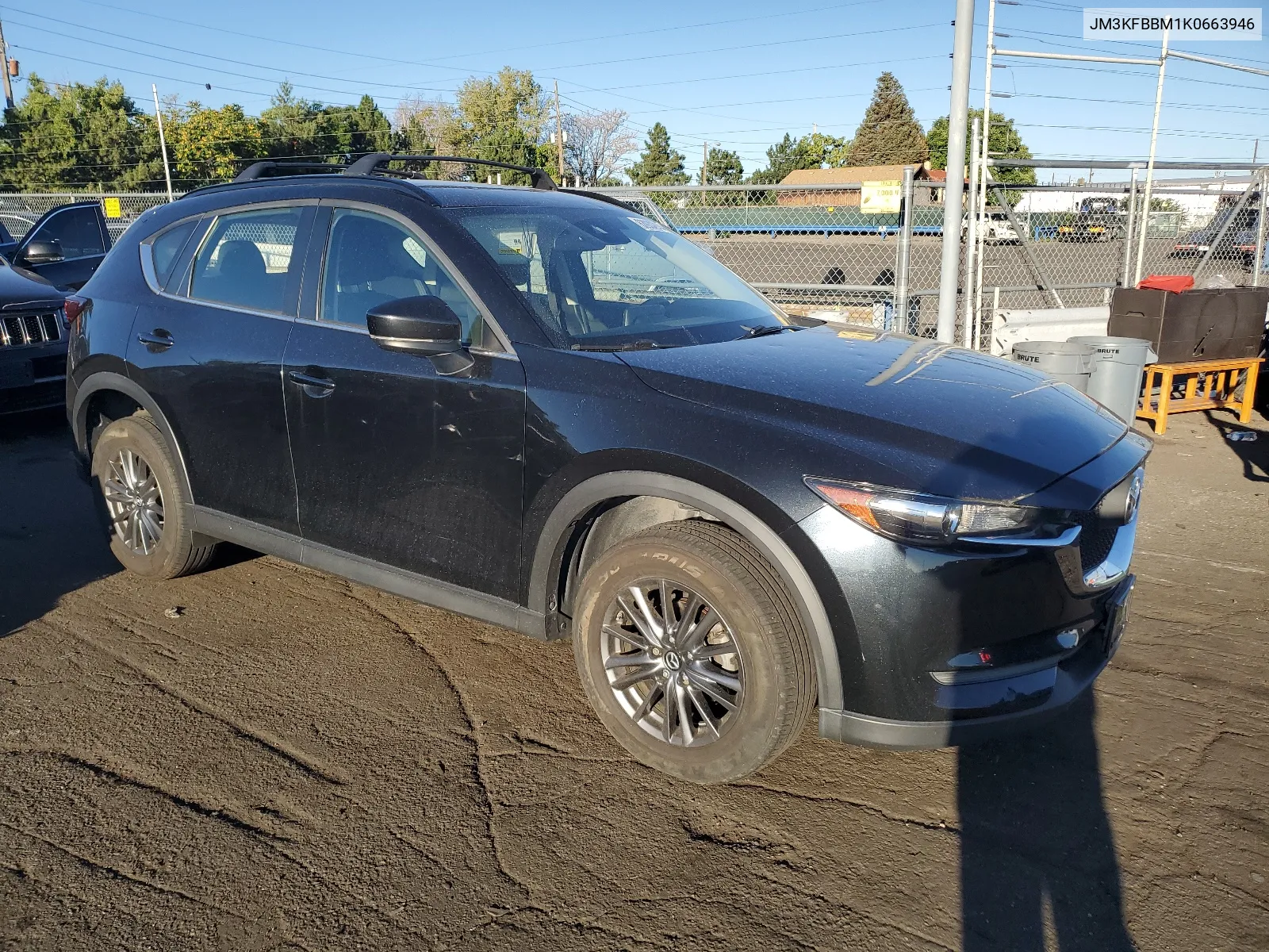 2019 Mazda Cx-5 Sport VIN: JM3KFBBM1K0663946 Lot: 63930914