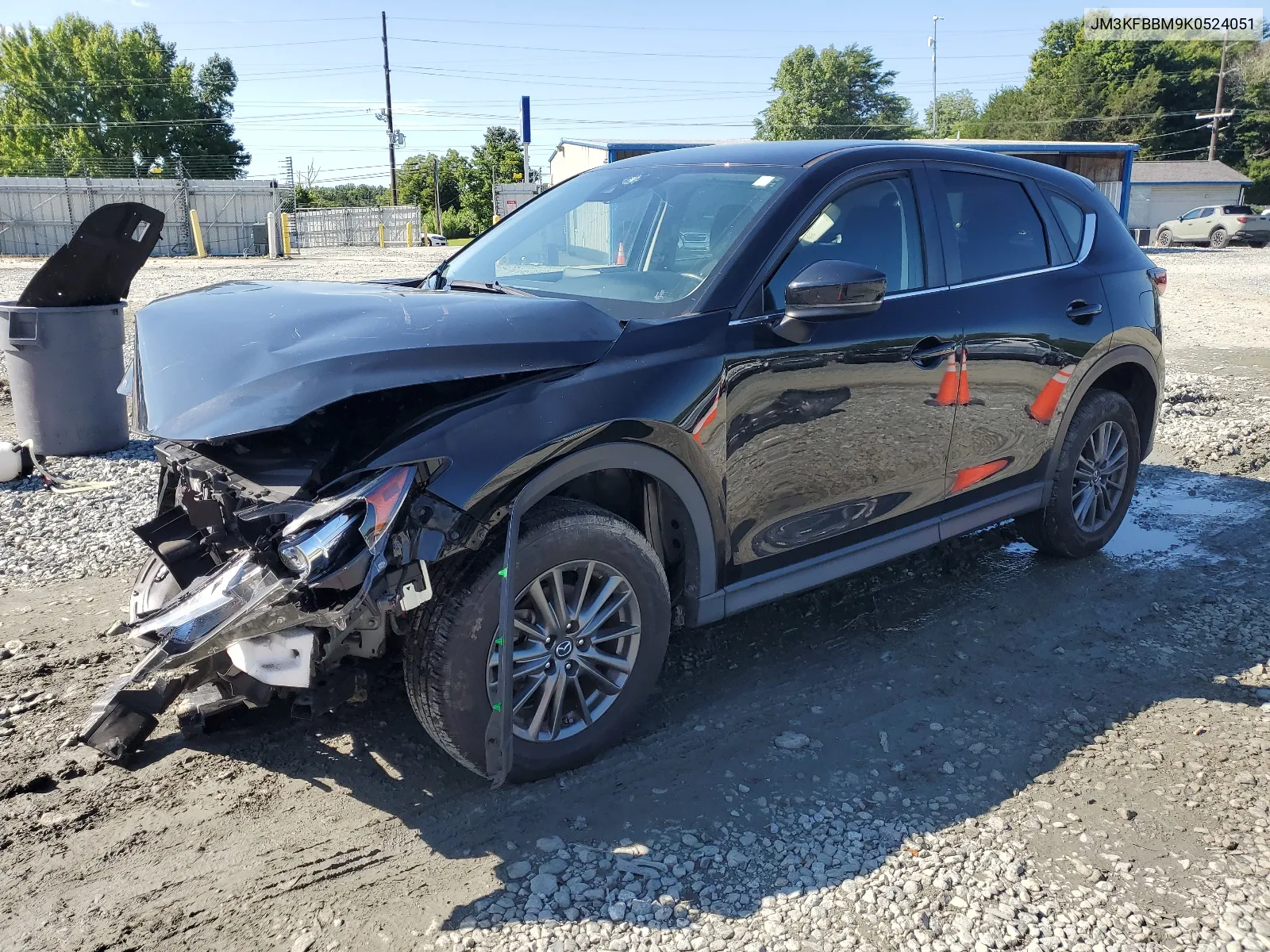 2019 Mazda Cx-5 Sport VIN: JM3KFBBM9K0524051 Lot: 64300294