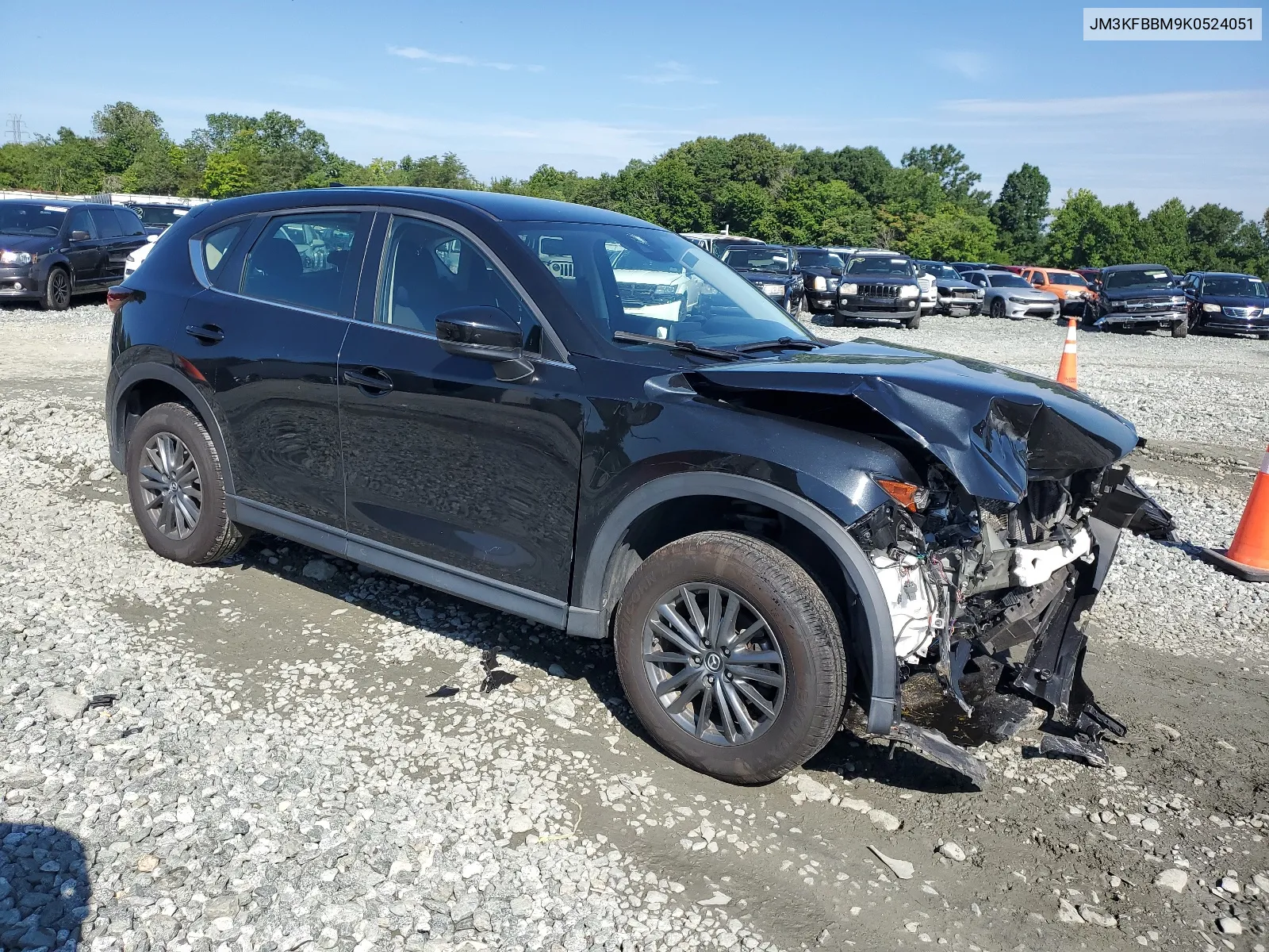 2019 Mazda Cx-5 Sport VIN: JM3KFBBM9K0524051 Lot: 64300294