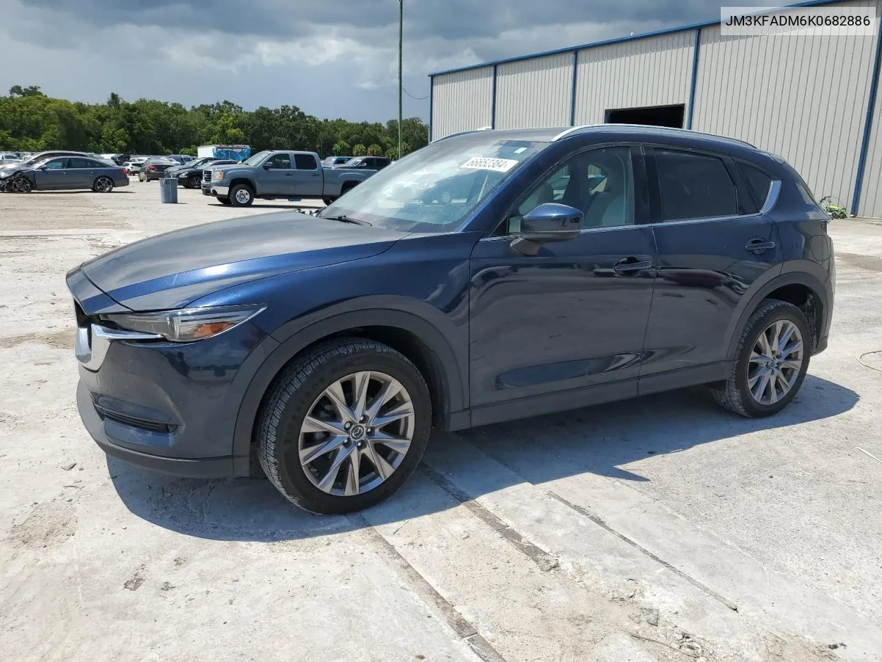 2019 Mazda Cx-5 Grand Touring VIN: JM3KFADM6K0682886 Lot: 66652384