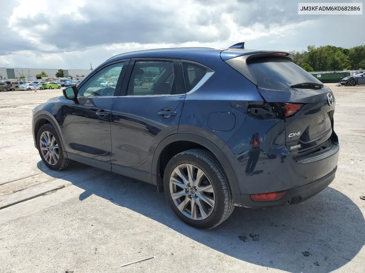 2019 Mazda Cx-5 Grand Touring VIN: JM3KFADM6K0682886 Lot: 66652384