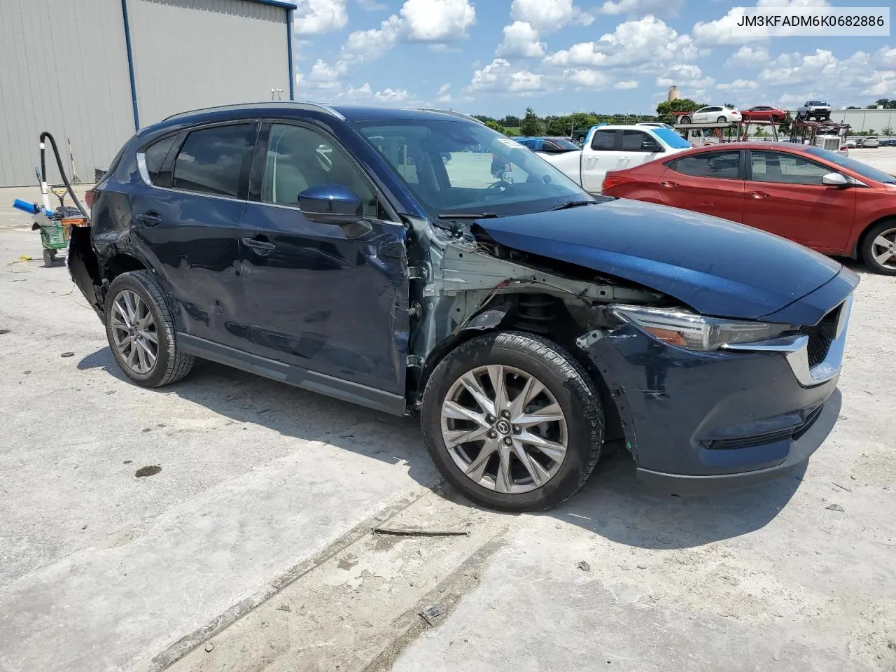 2019 Mazda Cx-5 Grand Touring VIN: JM3KFADM6K0682886 Lot: 66652384