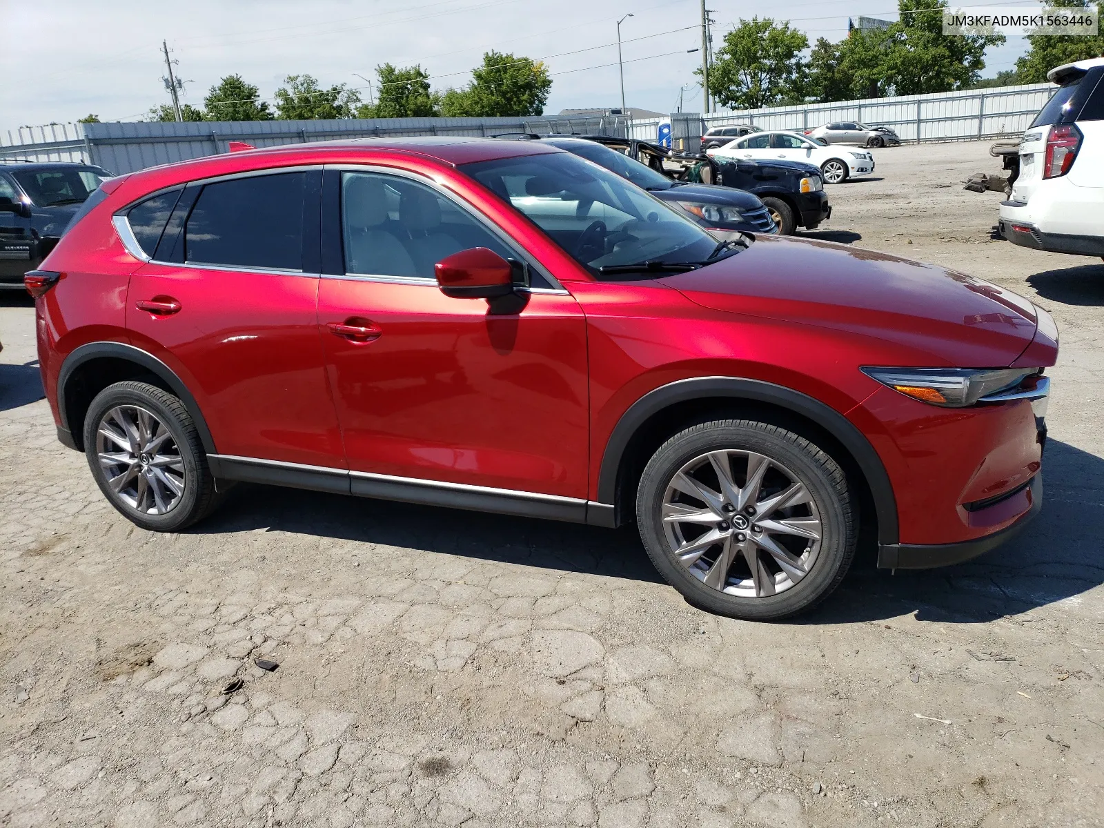 2019 Mazda Cx-5 Grand Touring VIN: JM3KFADM5K1563446 Lot: 66891824