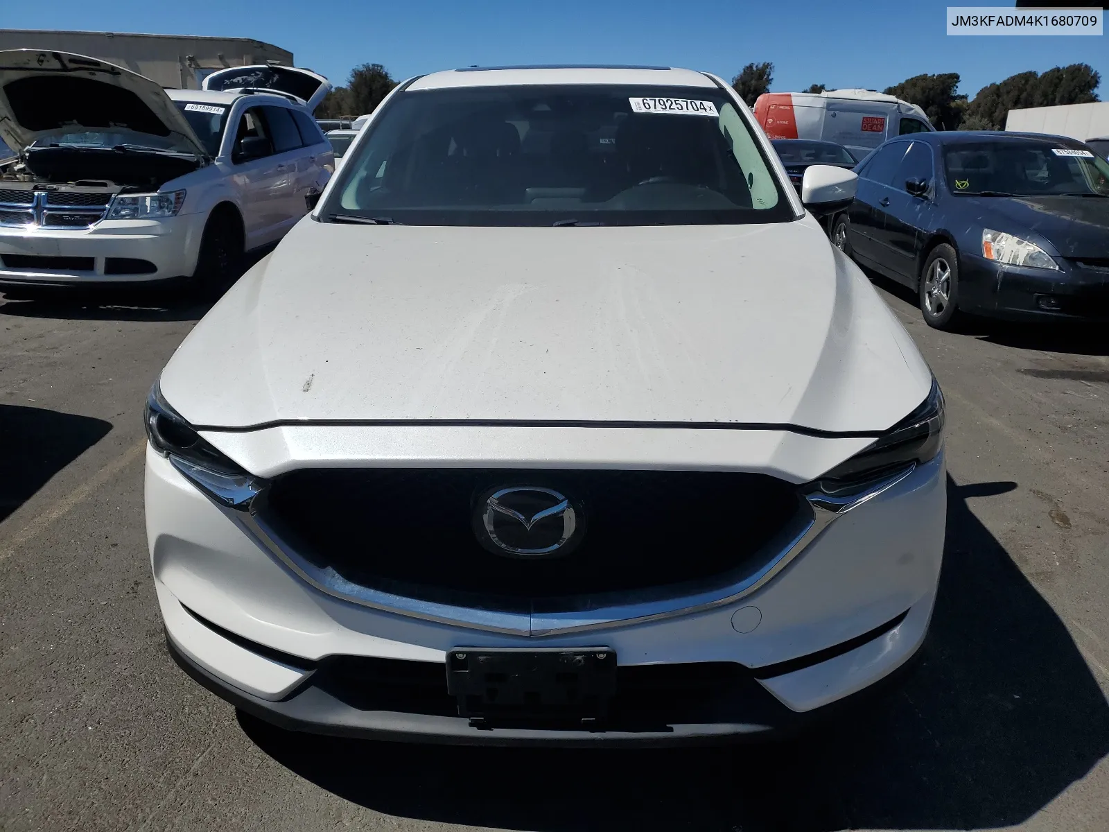 2019 Mazda Cx-5 Grand Touring VIN: JM3KFADM4K1680709 Lot: 67925704