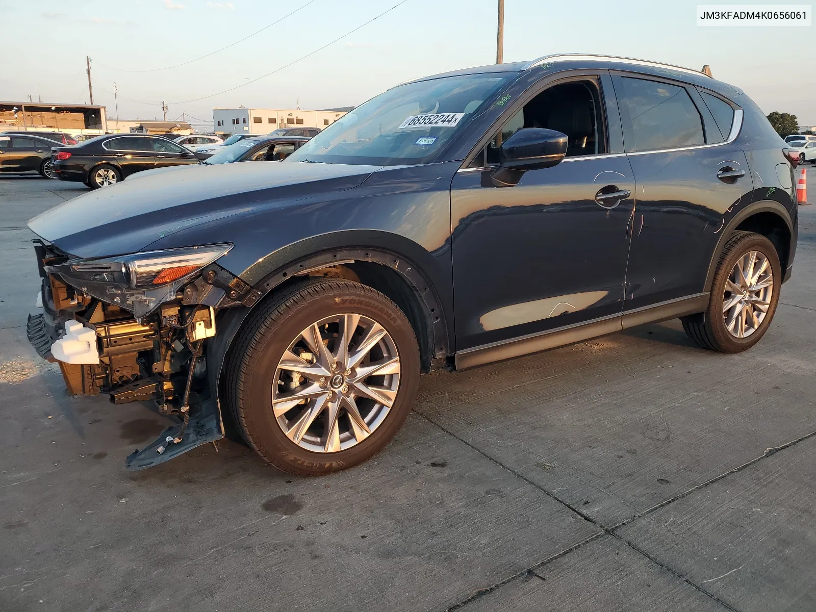 2019 Mazda Cx-5 Grand Touring VIN: JM3KFADM4K0656061 Lot: 68552244