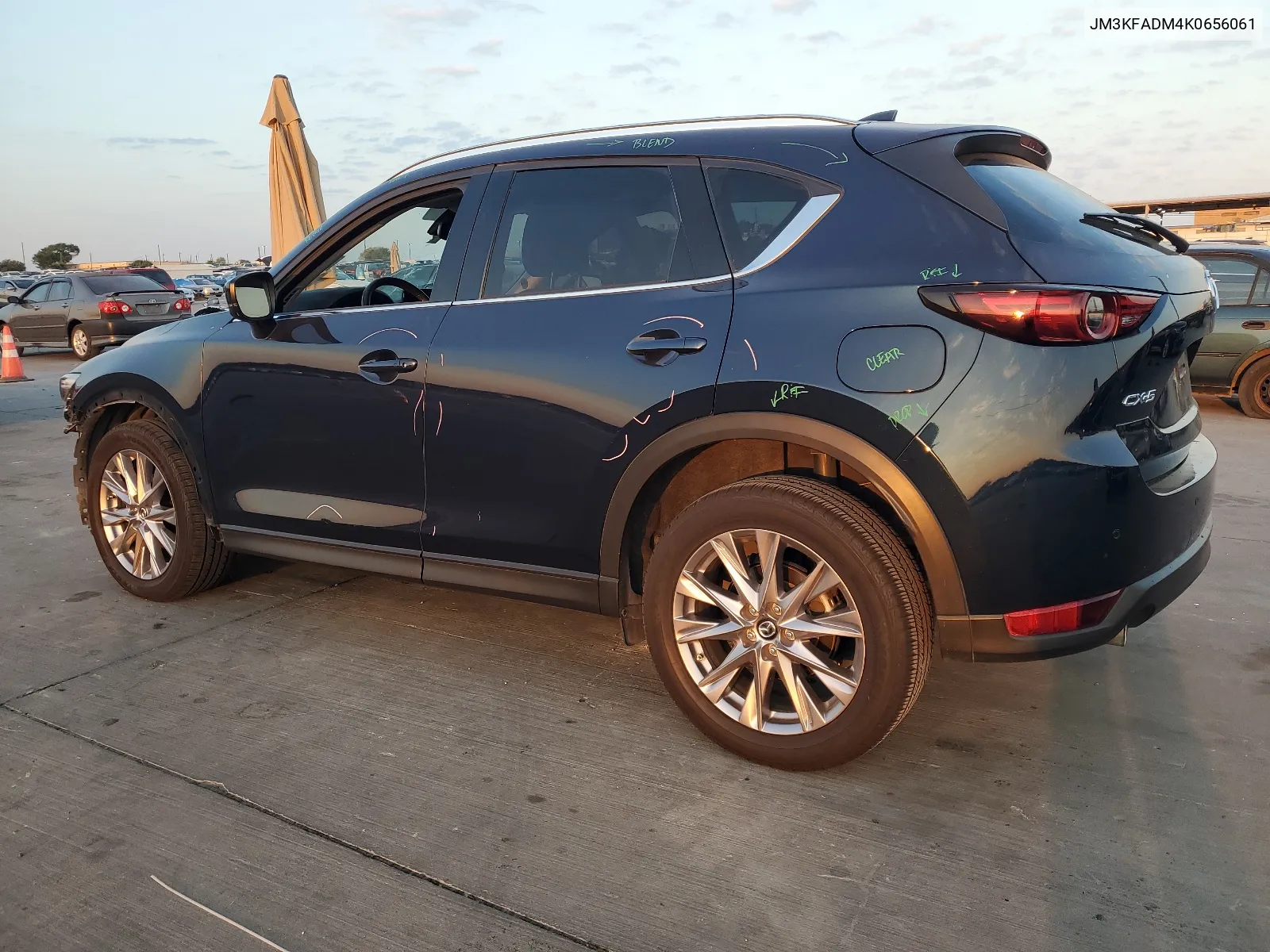 2019 Mazda Cx-5 Grand Touring VIN: JM3KFADM4K0656061 Lot: 68552244