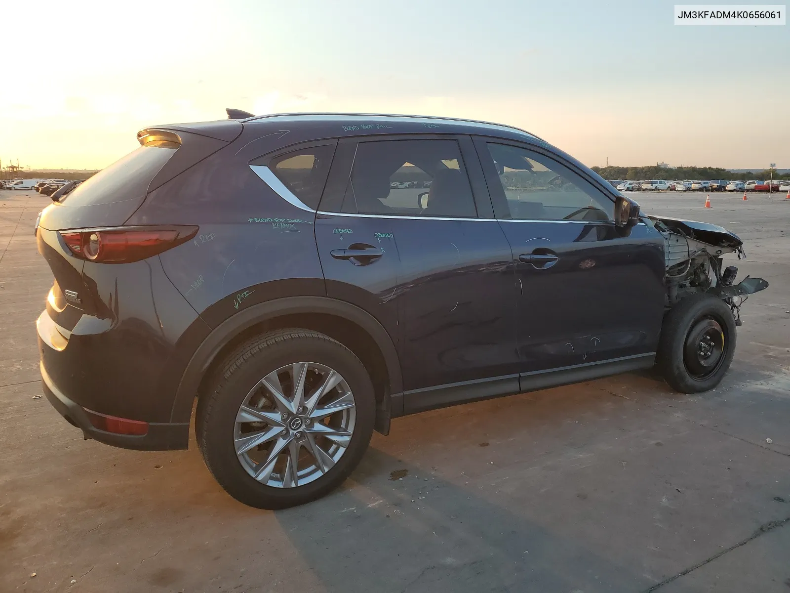 2019 Mazda Cx-5 Grand Touring VIN: JM3KFADM4K0656061 Lot: 68552244