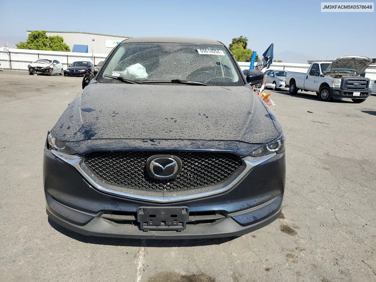 2019 Mazda Cx-5 Touring VIN: JM3KFACM5K0578648 Lot: 69014094