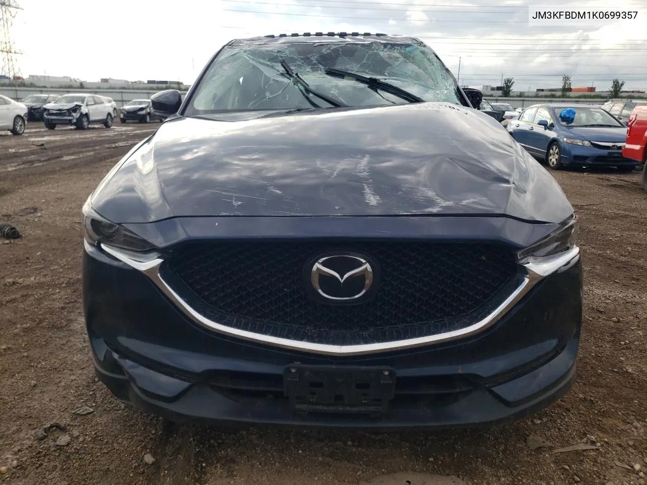 2019 Mazda Cx-5 Grand Touring VIN: JM3KFBDM1K0699357 Lot: 69495904