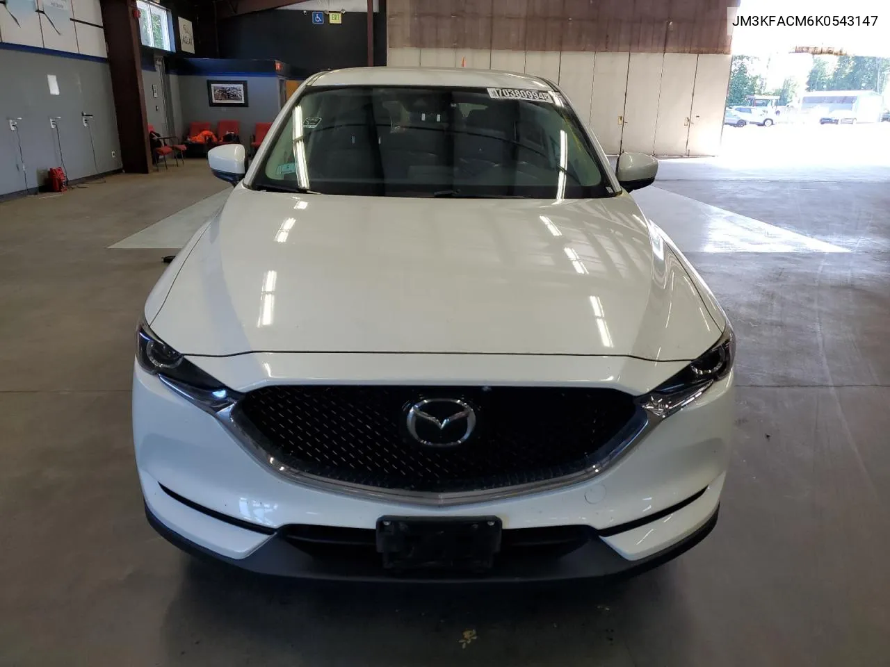 2019 Mazda Cx-5 Touring VIN: JM3KFACM6K0543147 Lot: 70380994