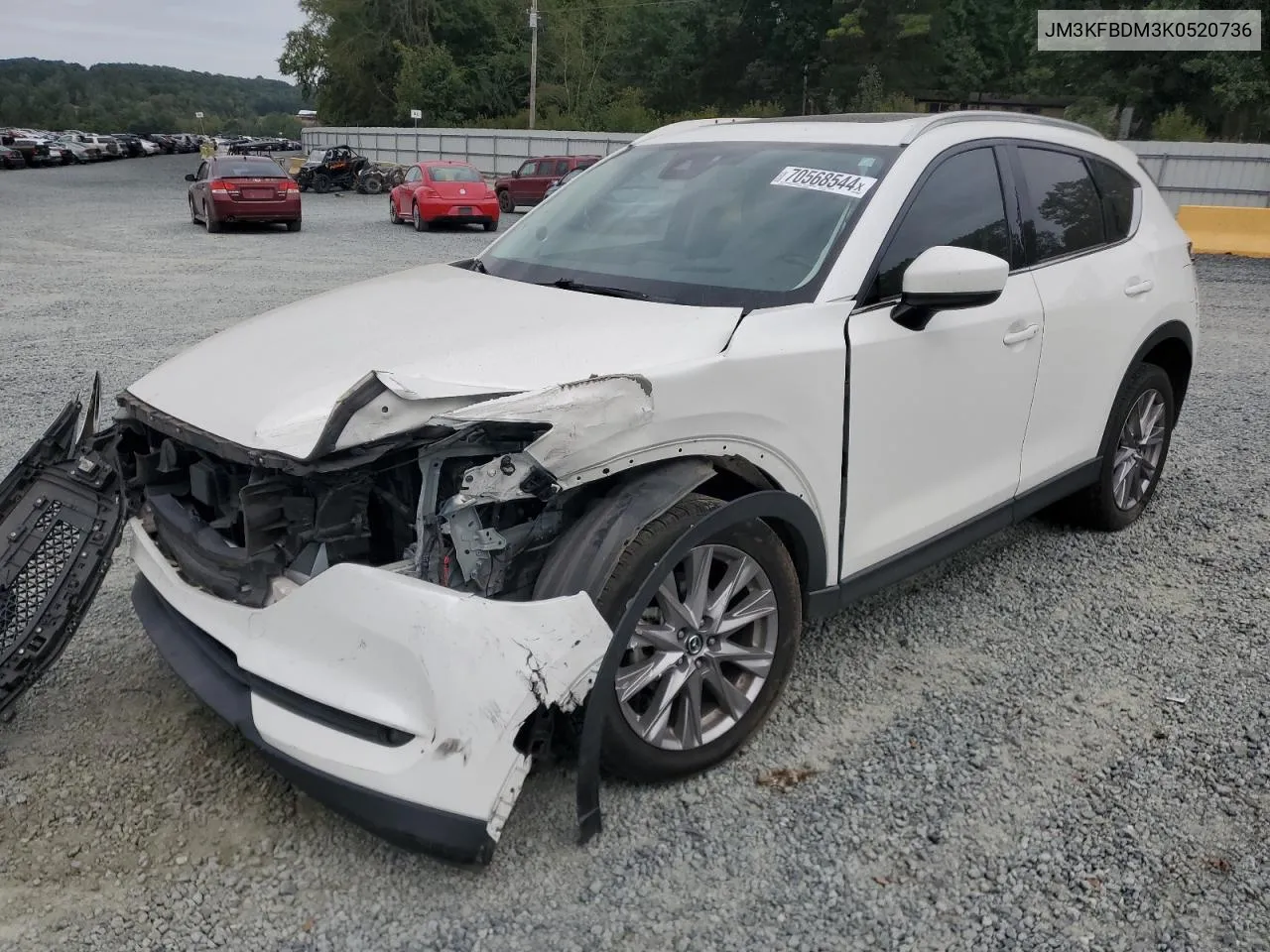 2019 Mazda Cx-5 Grand Touring VIN: JM3KFBDM3K0520736 Lot: 70568544