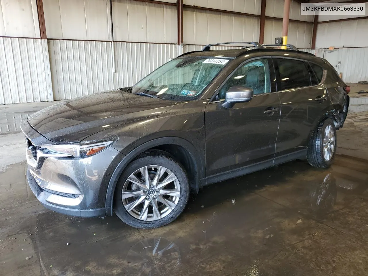 2019 Mazda Cx-5 Grand Touring VIN: JM3KFBDMXK0663330 Lot: 70814234