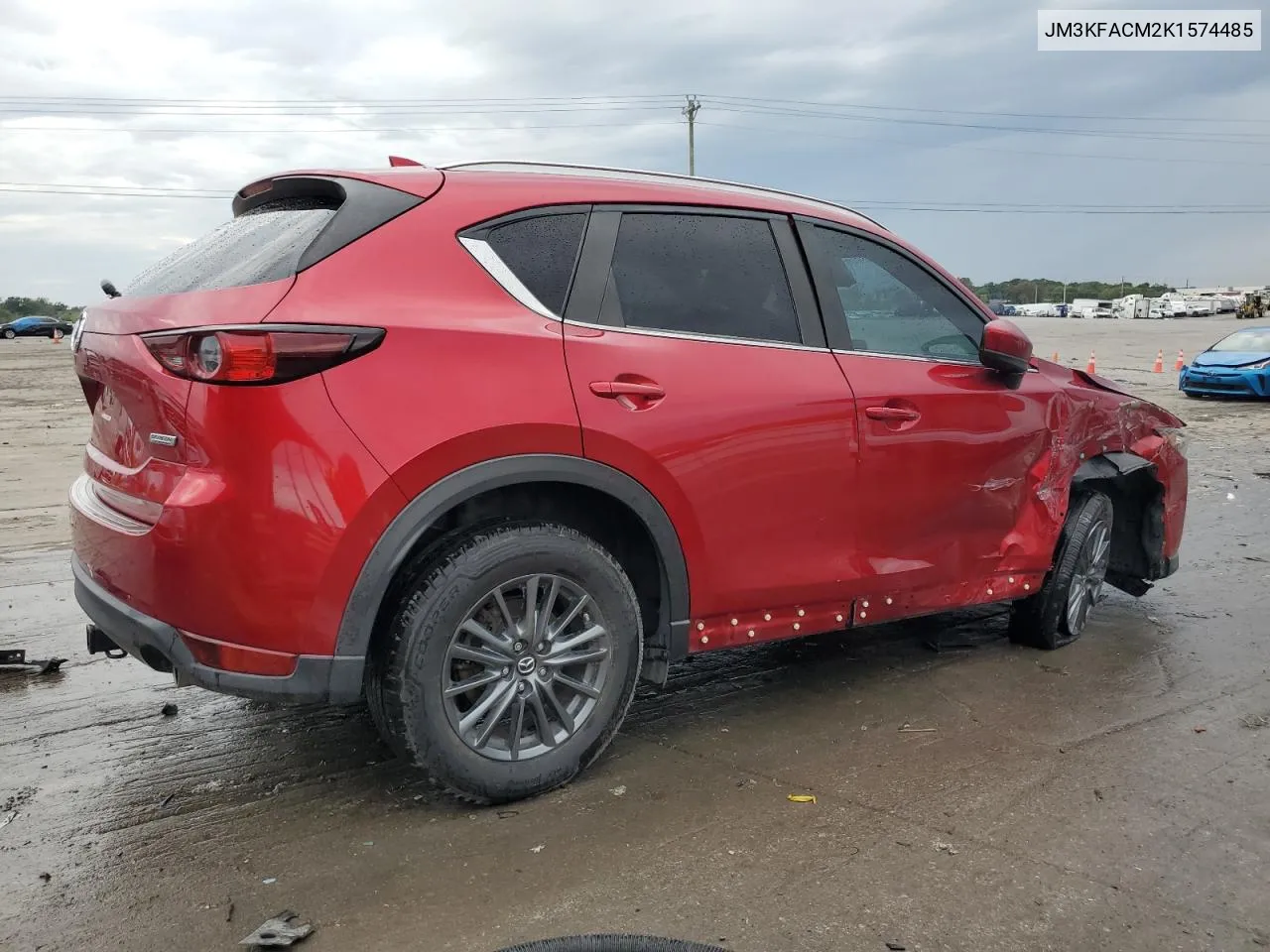 2019 Mazda Cx-5 Touring VIN: JM3KFACM2K1574485 Lot: 71229104