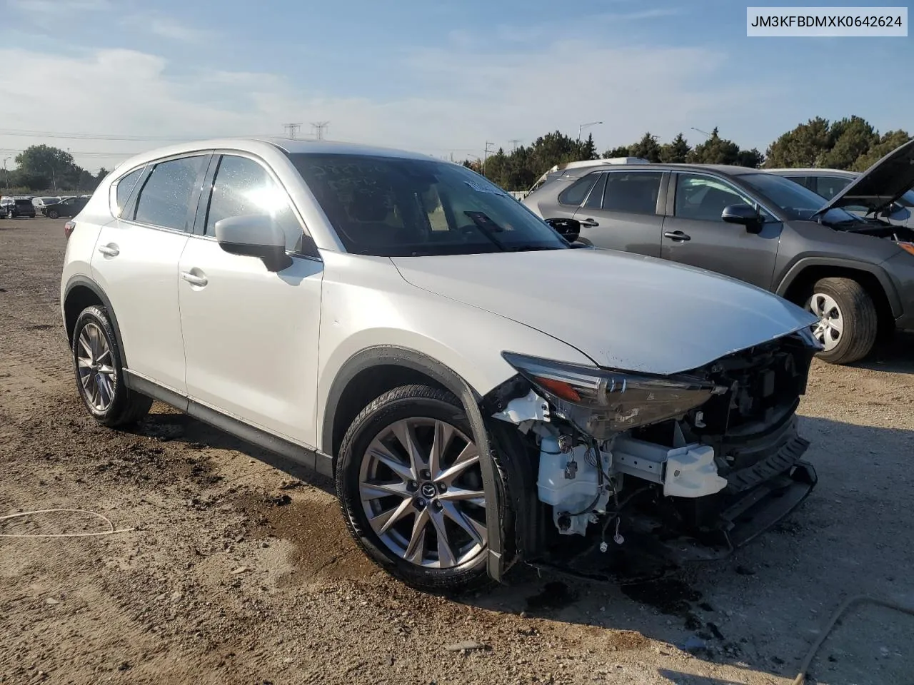 2019 Mazda Cx-5 Grand Touring VIN: JM3KFBDMXK0642624 Lot: 71302514