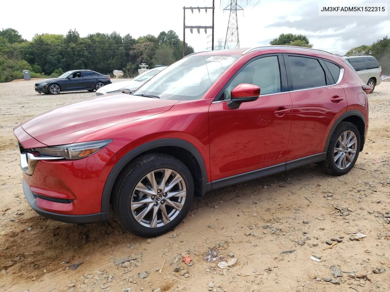 2019 Mazda Cx-5 Grand Touring VIN: JM3KFADM5K1522315 Lot: 71585194