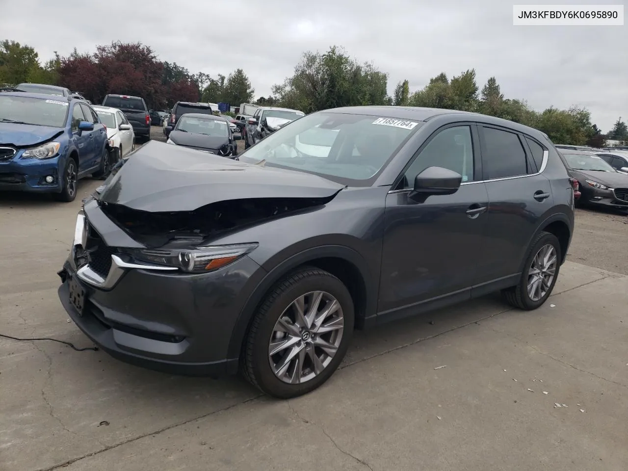 2019 Mazda Cx-5 Grand Touring Reserve VIN: JM3KFBDY6K0695890 Lot: 71857764