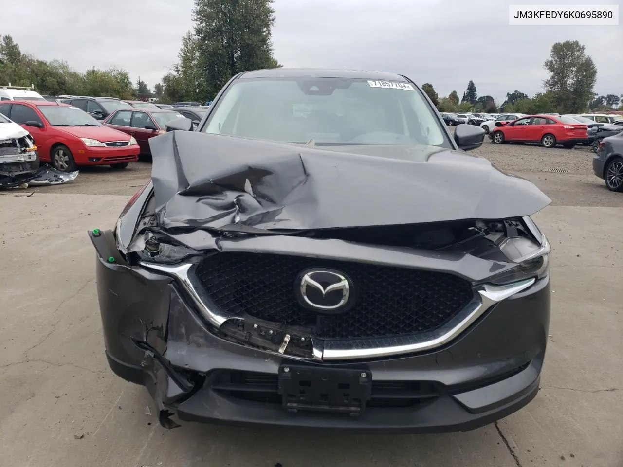 2019 Mazda Cx-5 Grand Touring Reserve VIN: JM3KFBDY6K0695890 Lot: 71857764