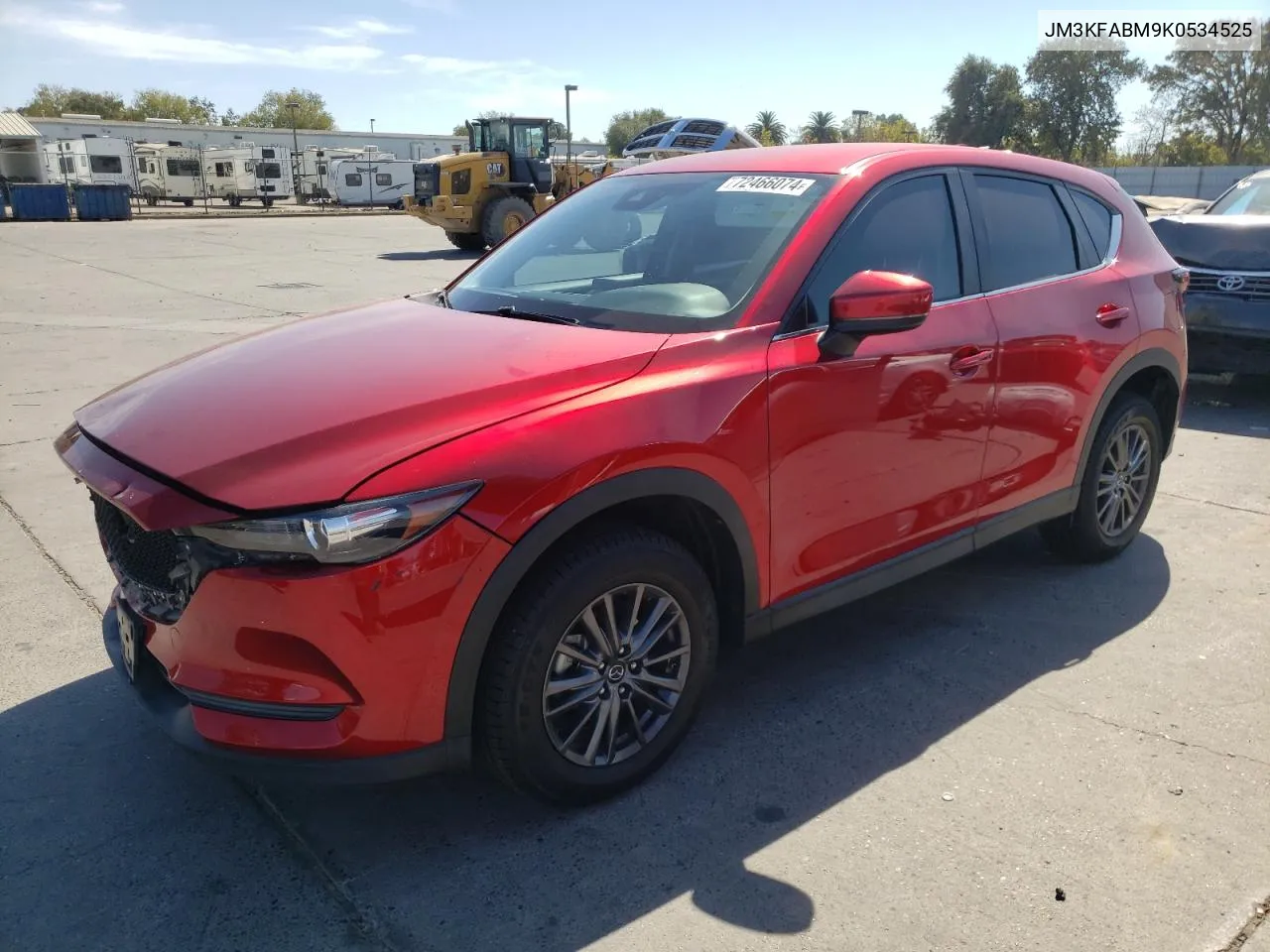 2019 Mazda Cx-5 Sport VIN: JM3KFABM9K0534525 Lot: 72466074