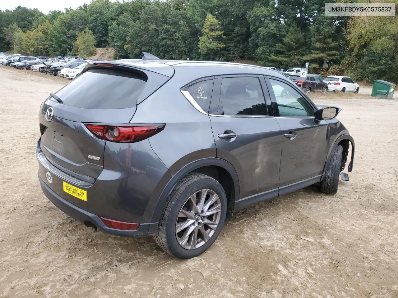 2019 Mazda Cx-5 Grand Touring Reserve VIN: JM3KFBDY5K0575837 Lot: 72497794