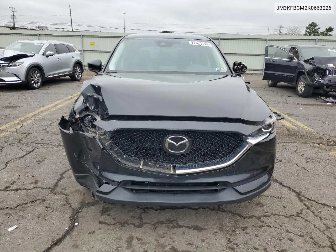 2019 Mazda Cx-5 Touring VIN: JM3KFBCM2K0663226 Lot: 72521714