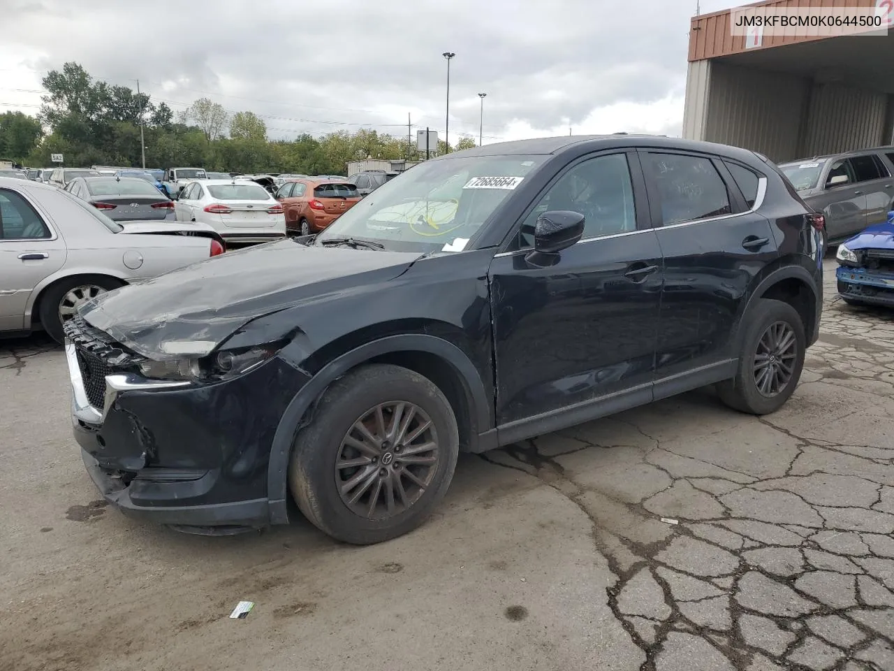 2019 Mazda Cx-5 Touring VIN: JM3KFBCM0K0644500 Lot: 72685664