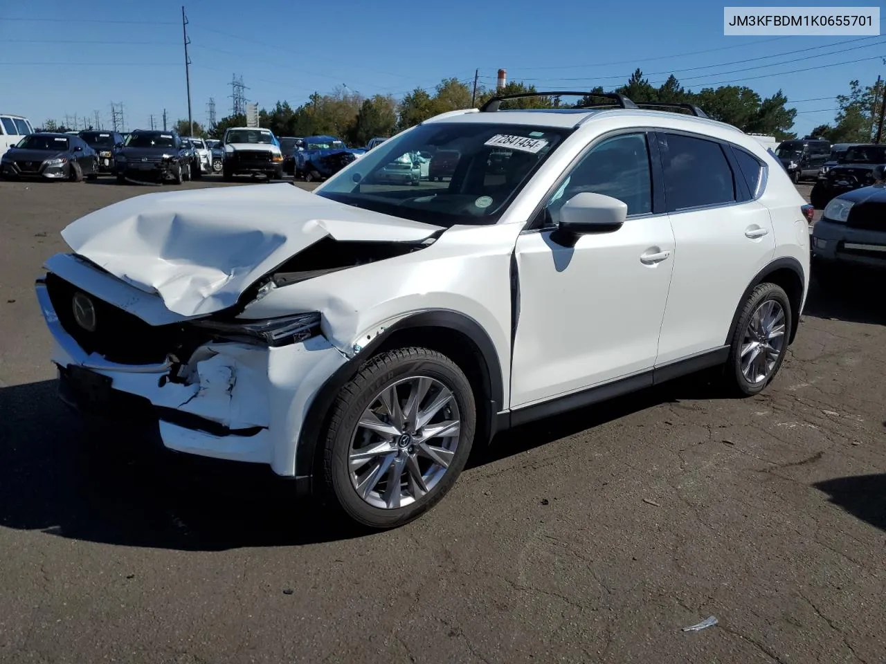 2019 Mazda Cx-5 Grand Touring VIN: JM3KFBDM1K0655701 Lot: 72841454