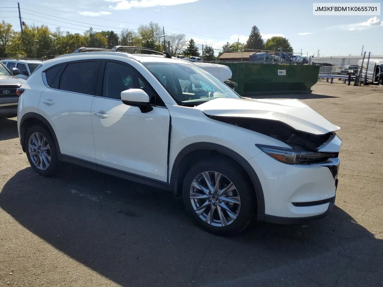 2019 Mazda Cx-5 Grand Touring VIN: JM3KFBDM1K0655701 Lot: 72841454